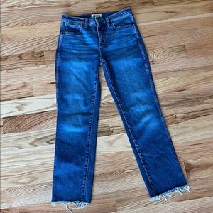Madewell mid-rise stovepipe jeans 28